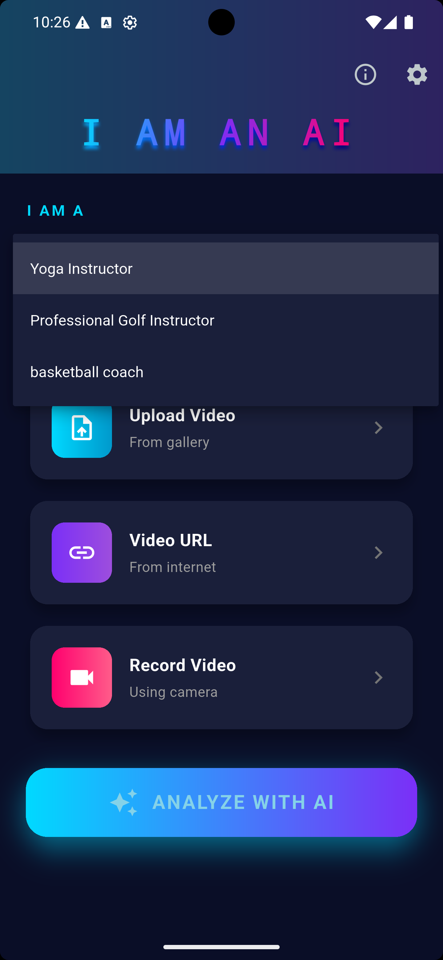 Pickleball AI Pro App Interface